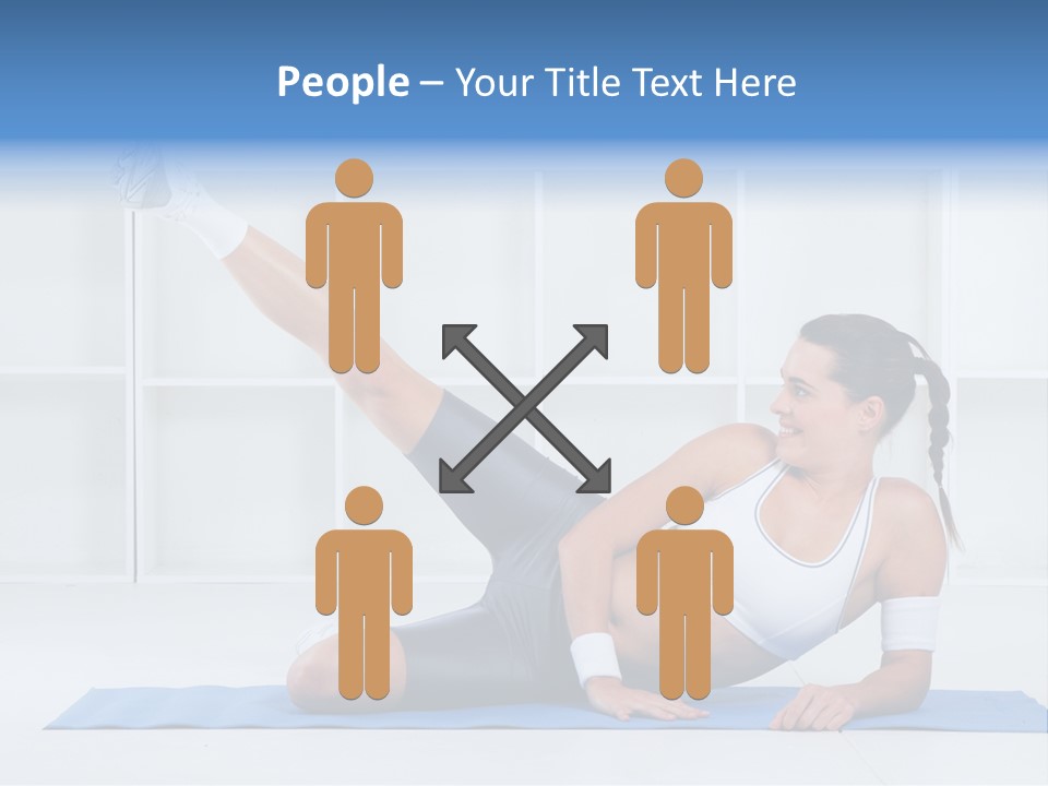 Workout Stretch Trainer PowerPoint Template