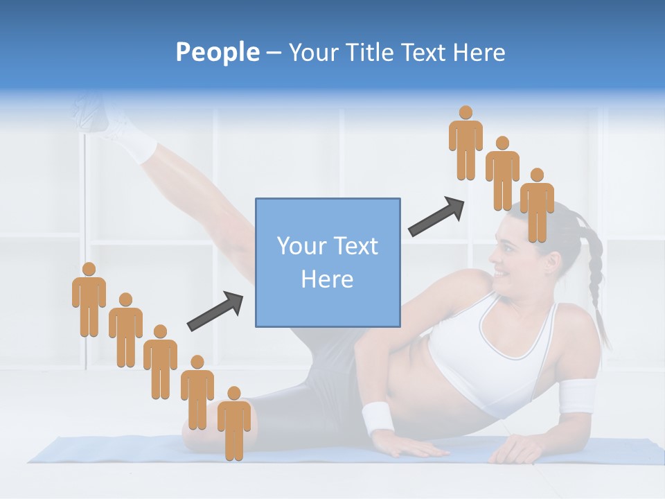 Workout Stretch Trainer PowerPoint Template