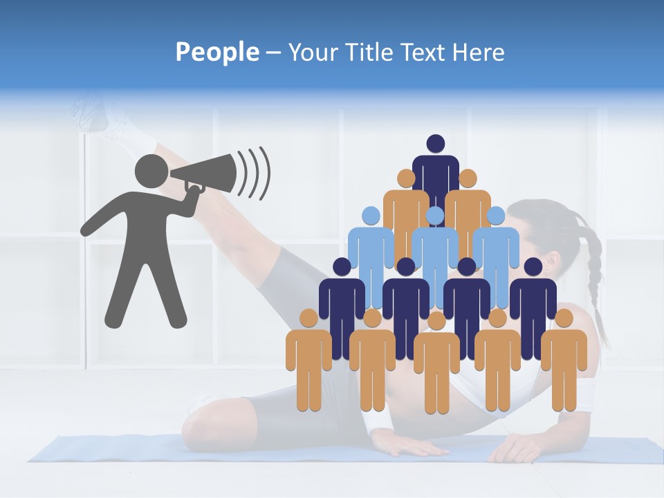 Workout Stretch Trainer PowerPoint Template