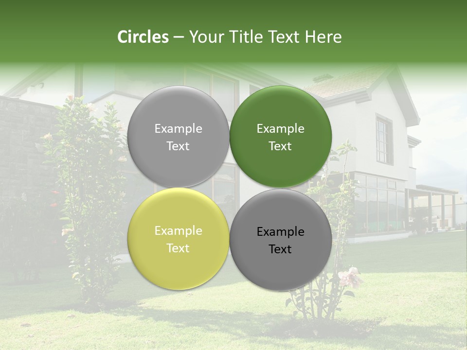Mortgage Contemporary Grass PowerPoint Template