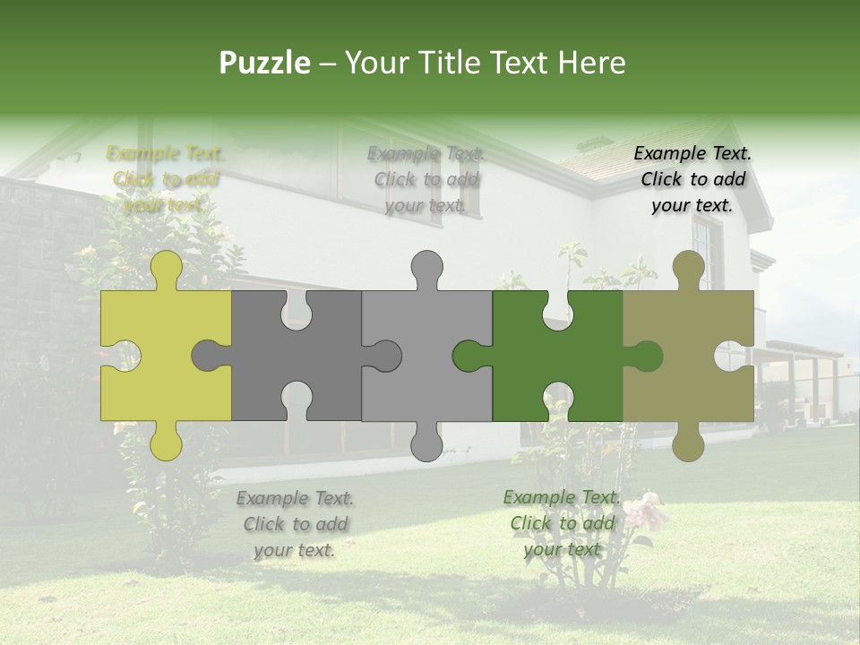 Mortgage Contemporary Grass PowerPoint Template