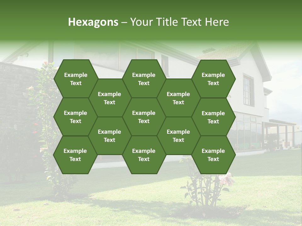 Mortgage Contemporary Grass PowerPoint Template