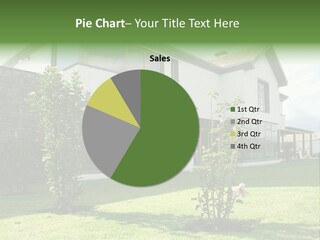 Mortgage Contemporary Grass PowerPoint Template