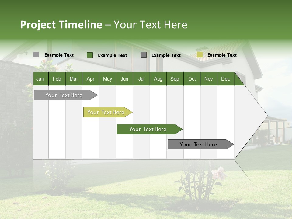 Mortgage Contemporary Grass PowerPoint Template