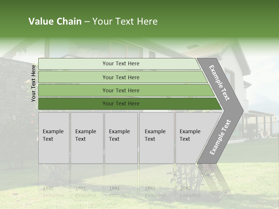 Mortgage Contemporary Grass PowerPoint Template
