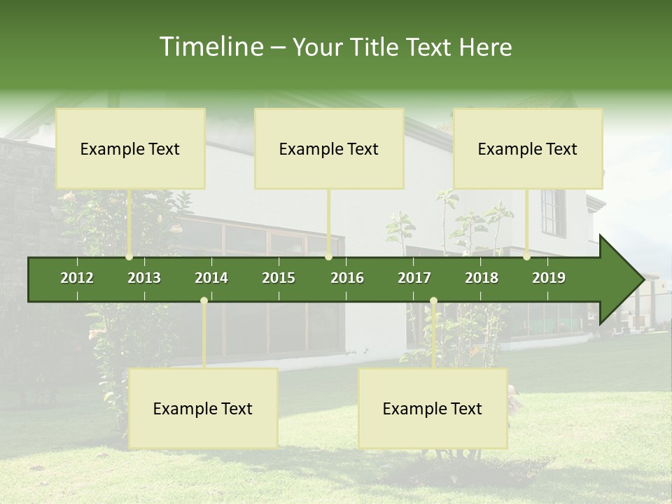 Mortgage Contemporary Grass PowerPoint Template