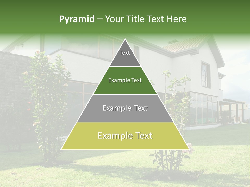 Mortgage Contemporary Grass PowerPoint Template