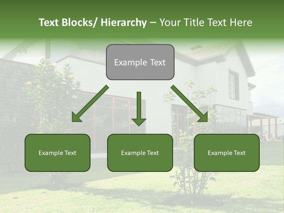Mortgage Contemporary Grass PowerPoint Template
