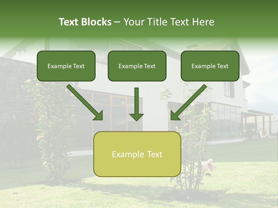 Mortgage Contemporary Grass PowerPoint Template