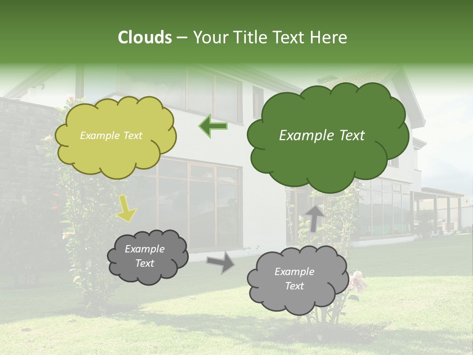 Mortgage Contemporary Grass PowerPoint Template