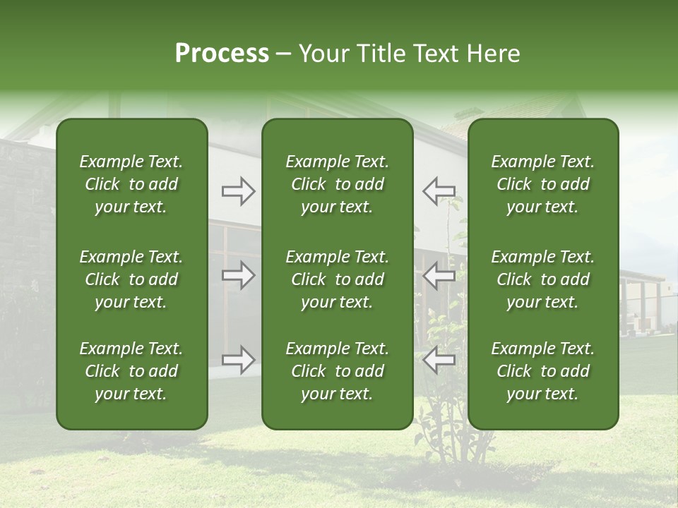Mortgage Contemporary Grass PowerPoint Template