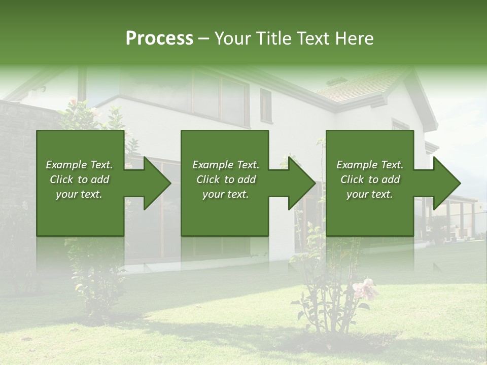 Mortgage Contemporary Grass PowerPoint Template