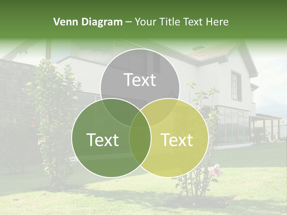 Mortgage Contemporary Grass PowerPoint Template