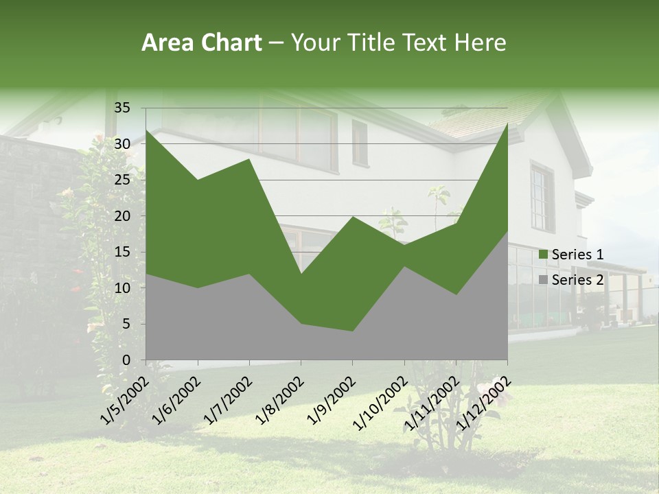 Mortgage Contemporary Grass PowerPoint Template