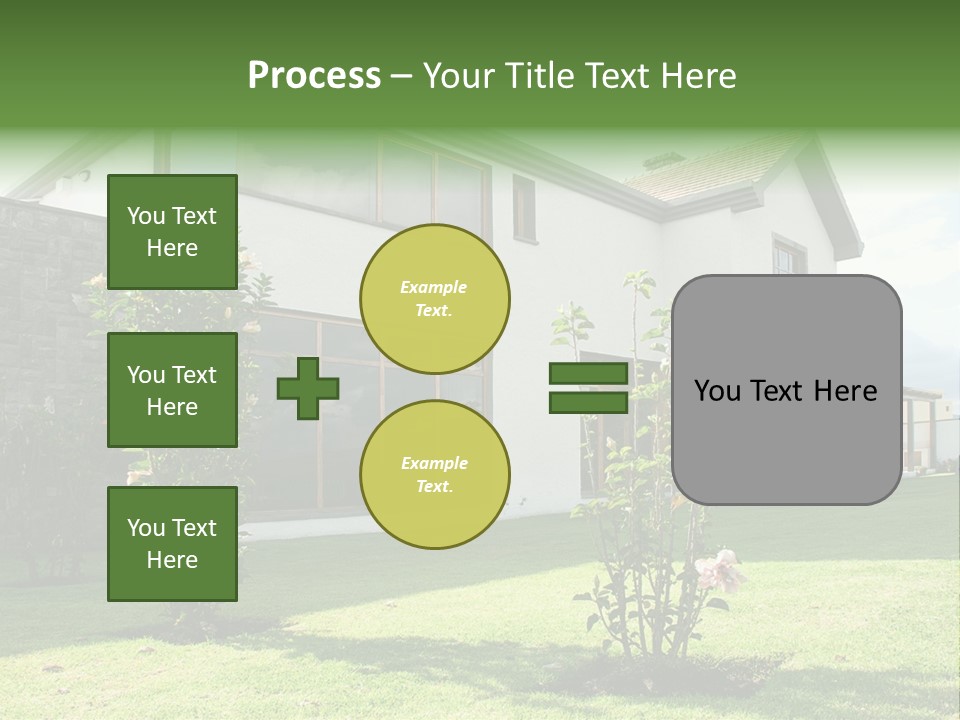 Mortgage Contemporary Grass PowerPoint Template