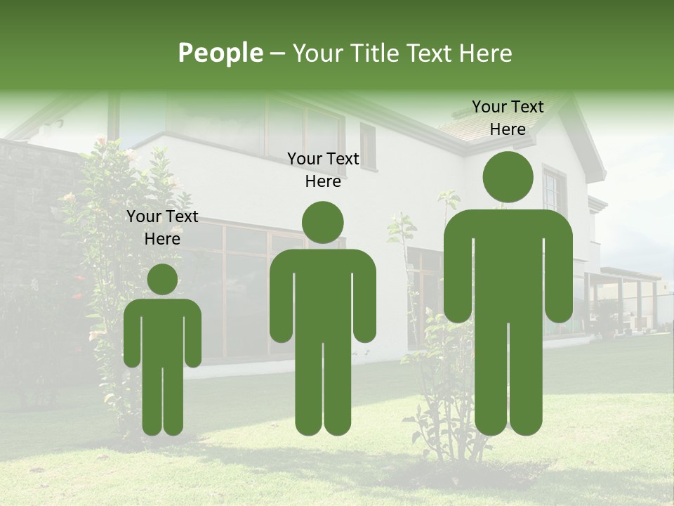 Mortgage Contemporary Grass PowerPoint Template