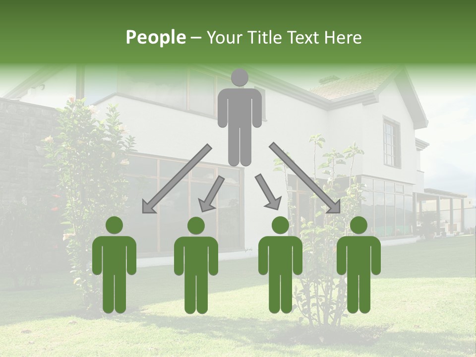 Mortgage Contemporary Grass PowerPoint Template