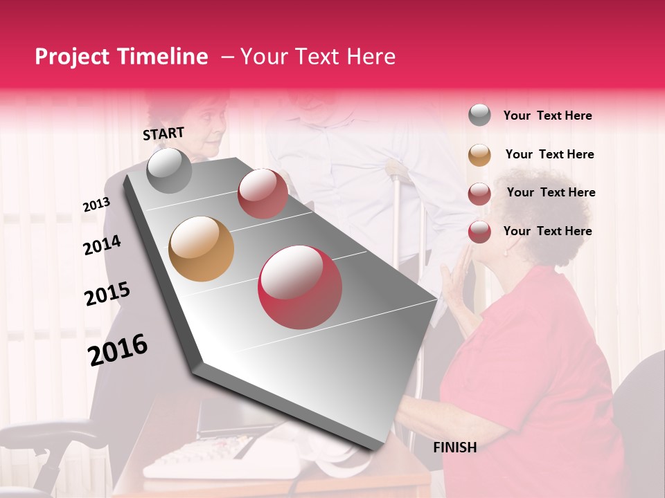 Whiplash Retirement Office PowerPoint Template