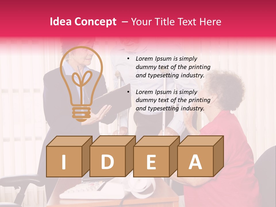 Whiplash Retirement Office PowerPoint Template