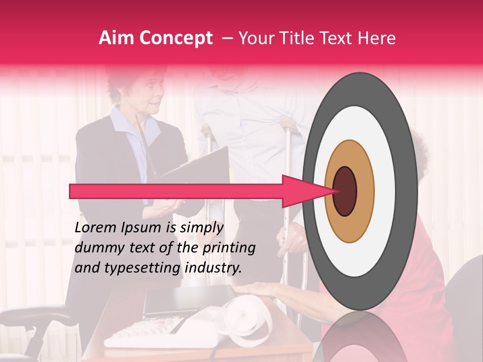 Whiplash Retirement Office PowerPoint Template