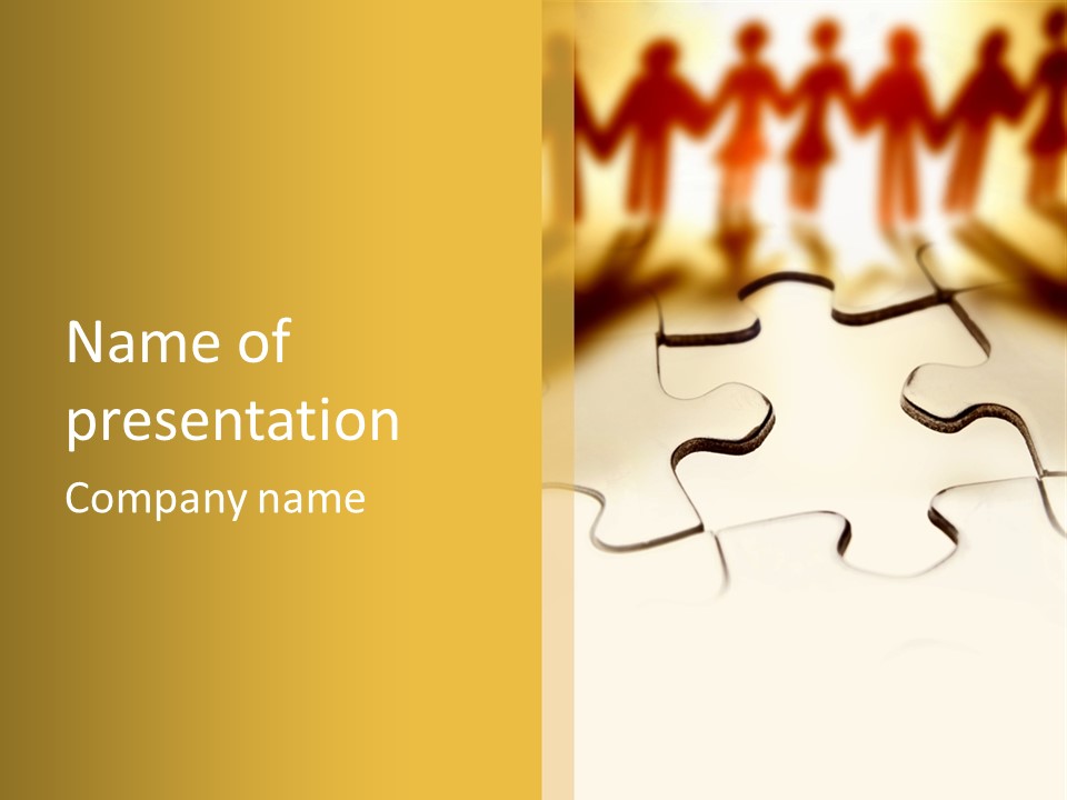 Solving Contacts Partners PowerPoint Template