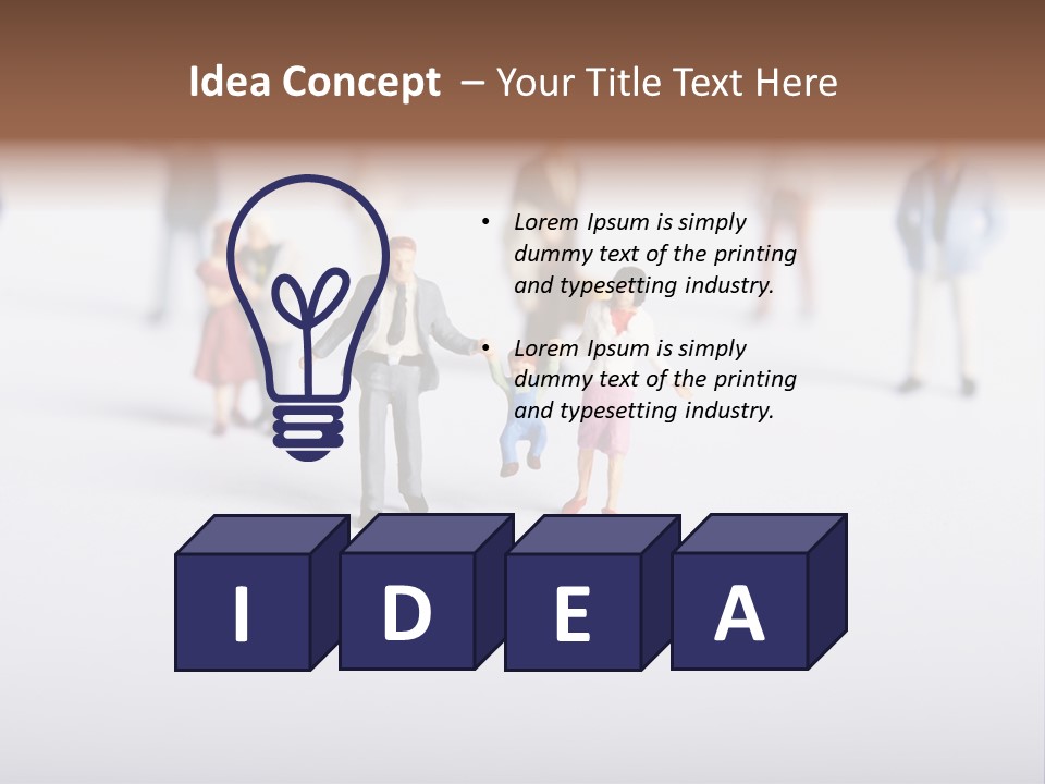 One Earth Woman PowerPoint Template