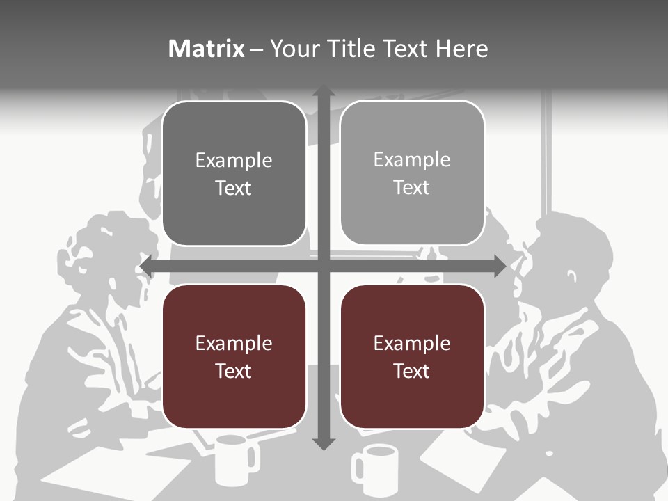 People Offices Pointing PowerPoint Template