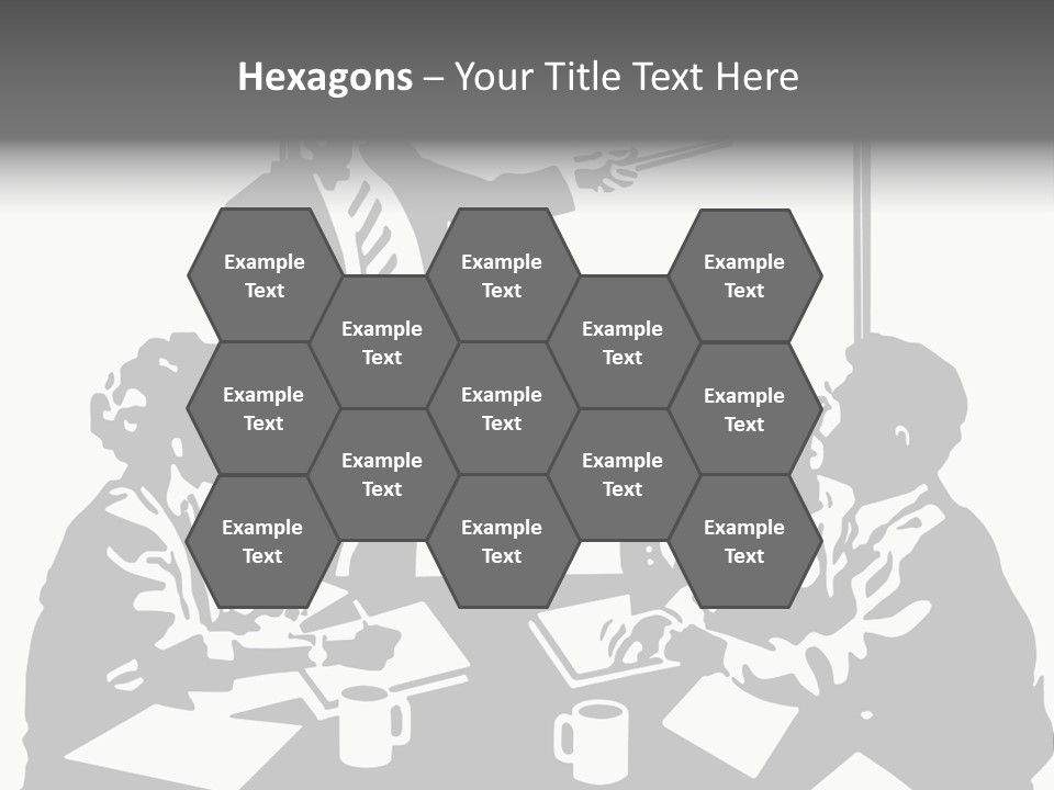 People Offices Pointing PowerPoint Template