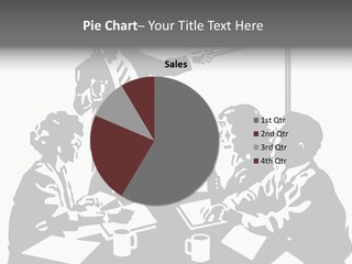 People Offices Pointing PowerPoint Template