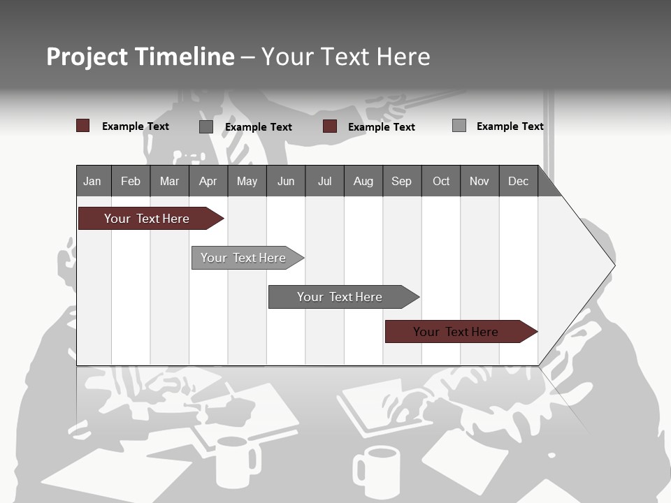 People Offices Pointing PowerPoint Template