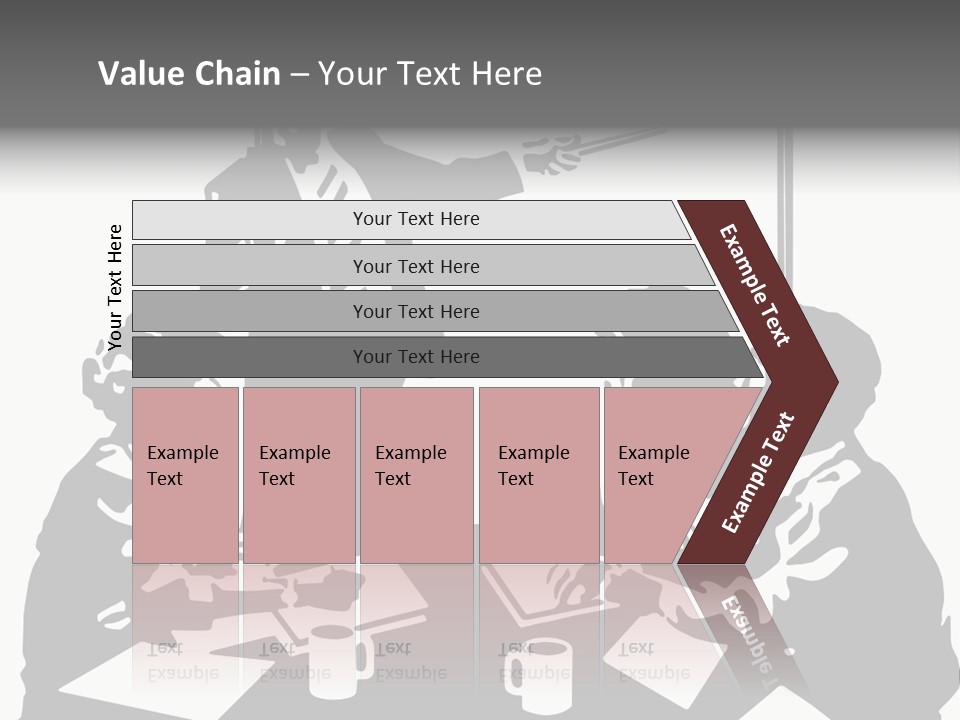 People Offices Pointing PowerPoint Template
