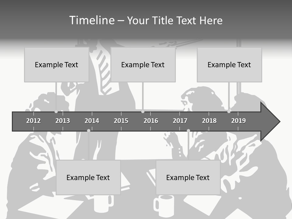People Offices Pointing PowerPoint Template