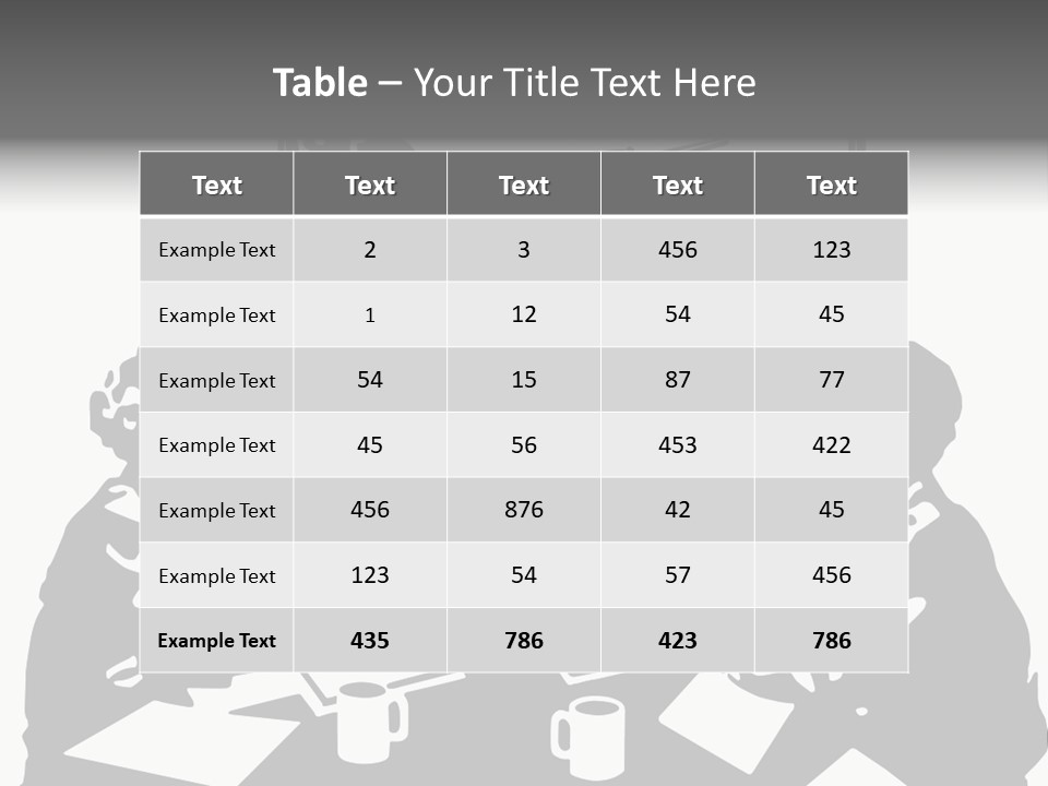 People Offices Pointing PowerPoint Template
