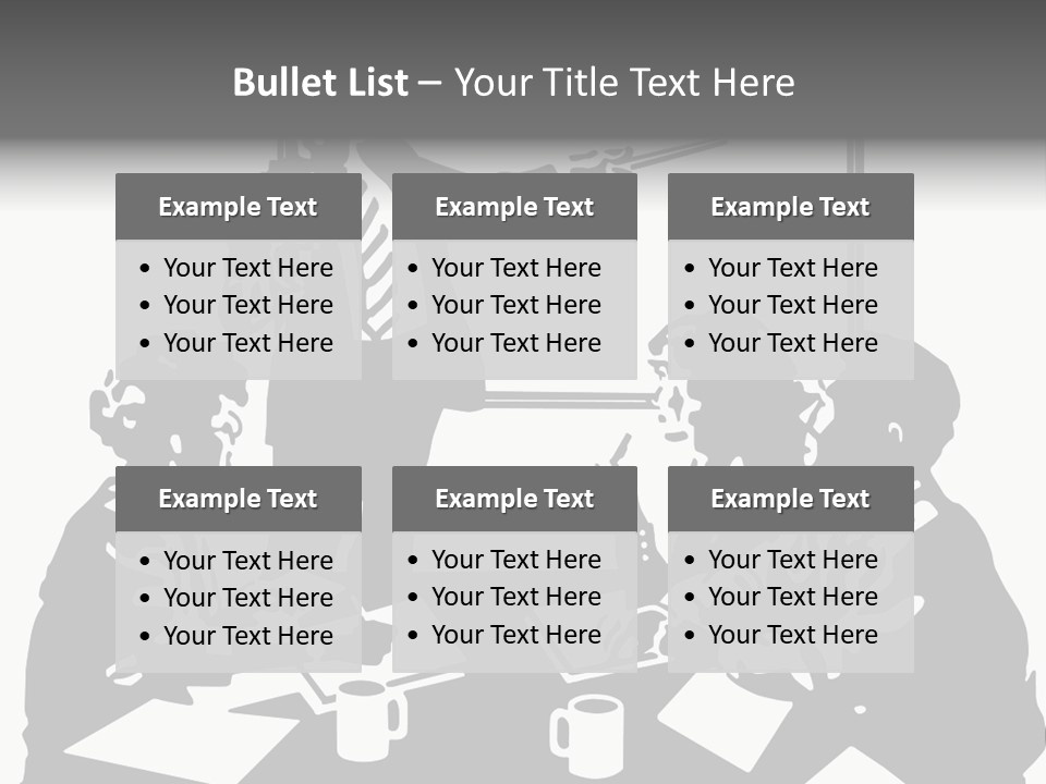 People Offices Pointing PowerPoint Template