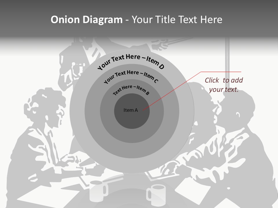 People Offices Pointing PowerPoint Template