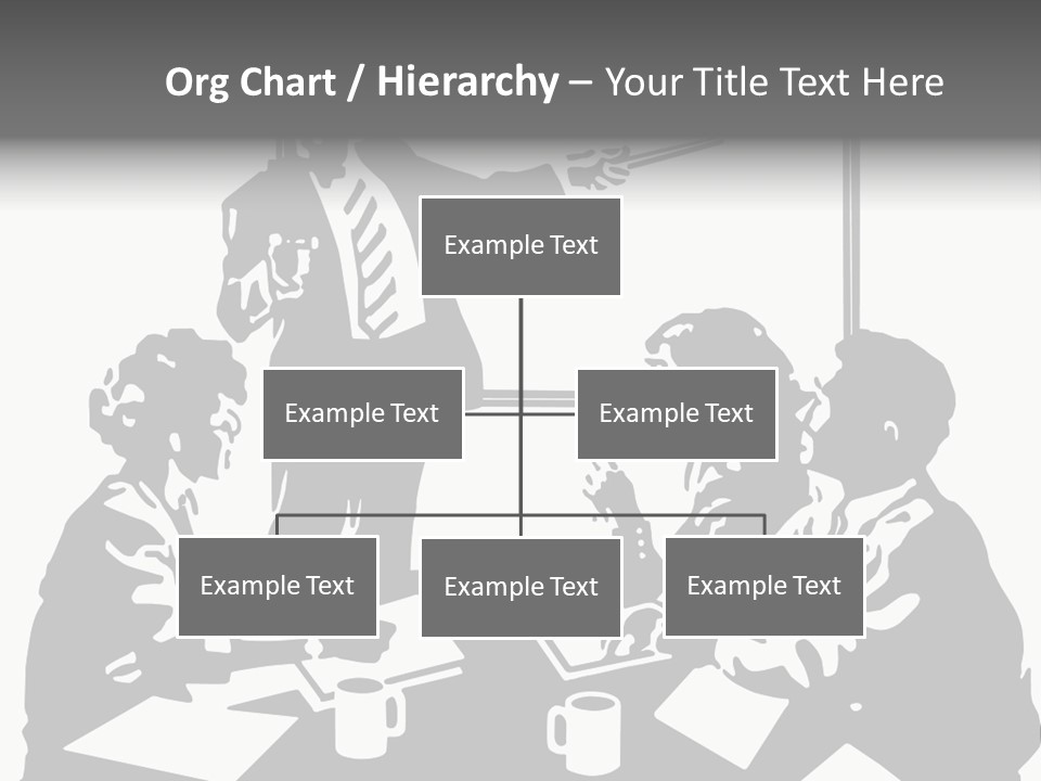 People Offices Pointing PowerPoint Template