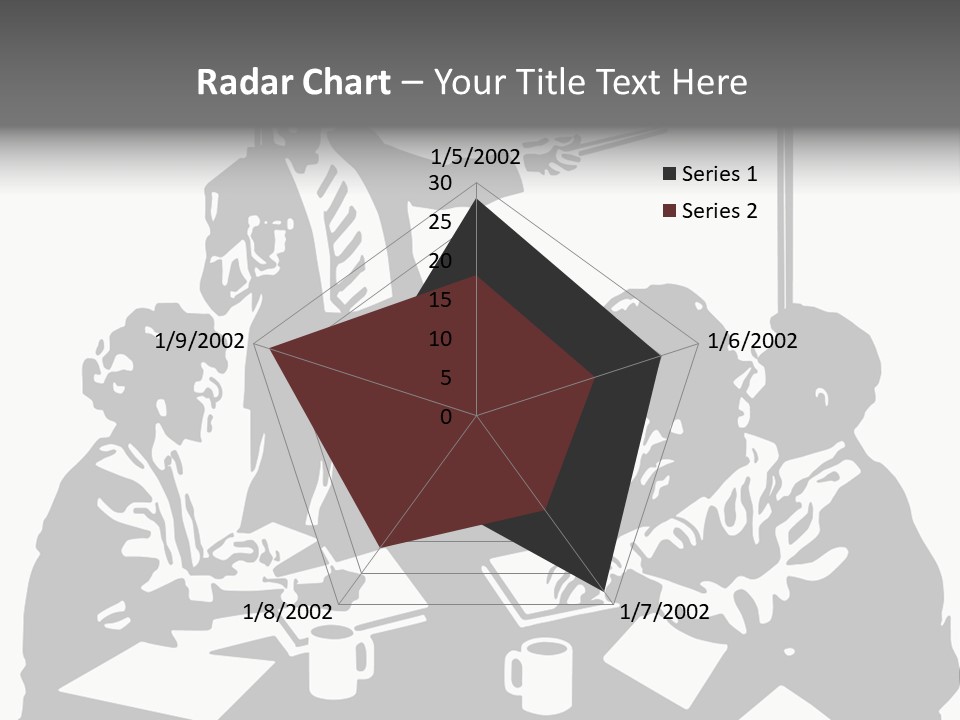 People Offices Pointing PowerPoint Template