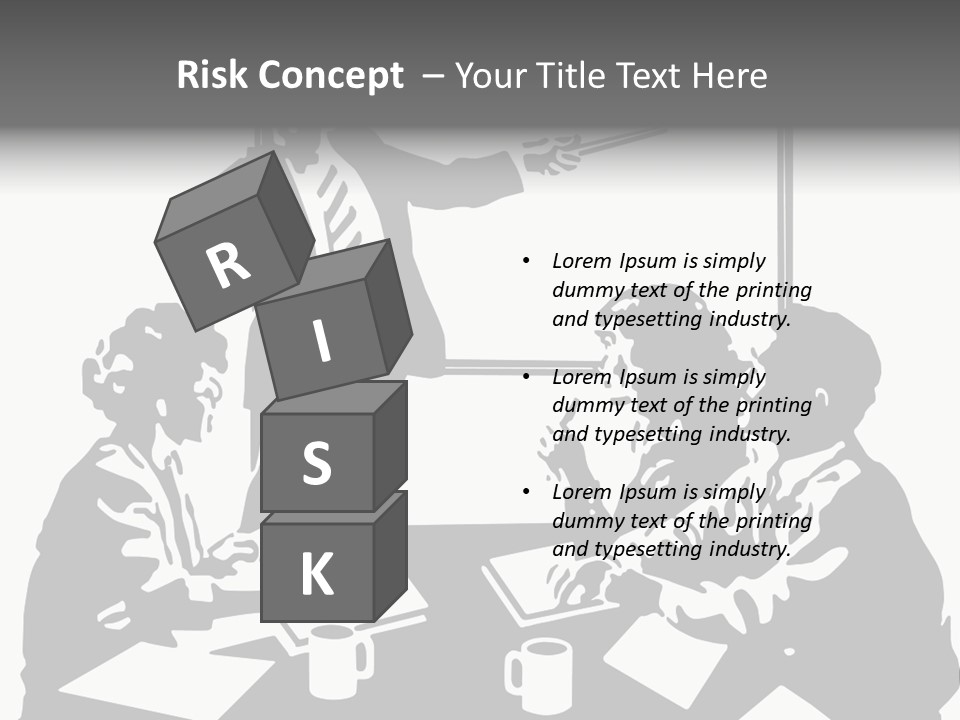 People Offices Pointing PowerPoint Template