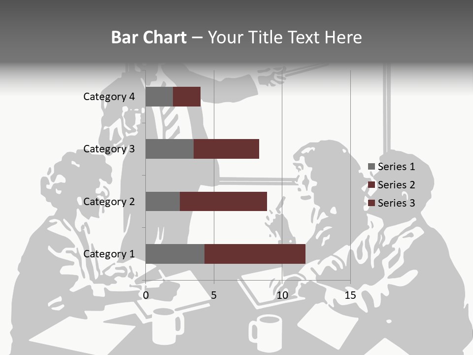 People Offices Pointing PowerPoint Template
