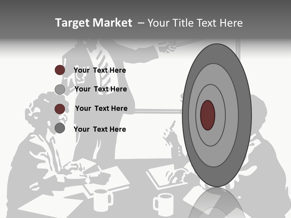 People Offices Pointing PowerPoint Template