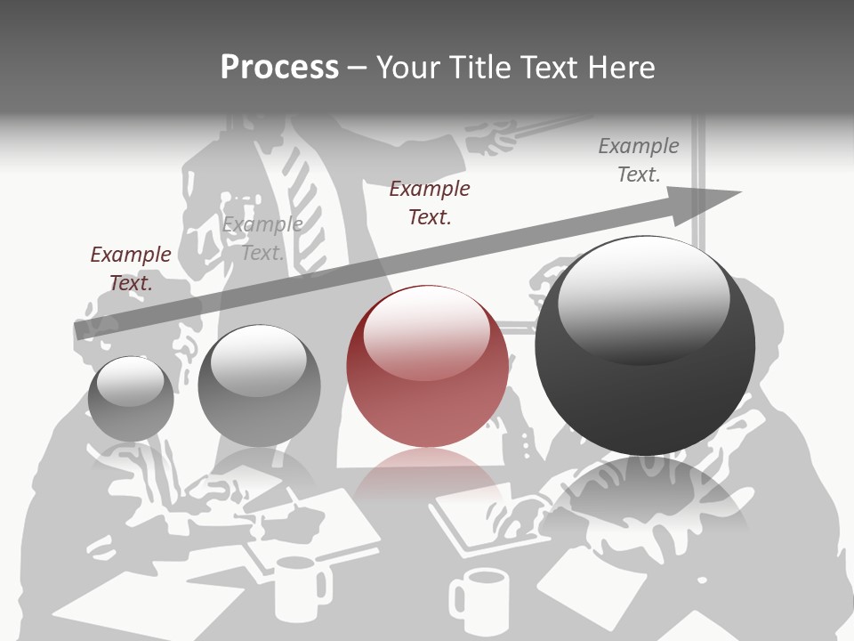 People Offices Pointing PowerPoint Template
