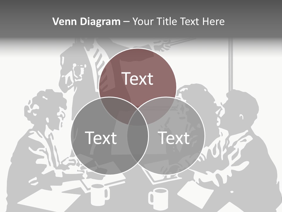 People Offices Pointing PowerPoint Template