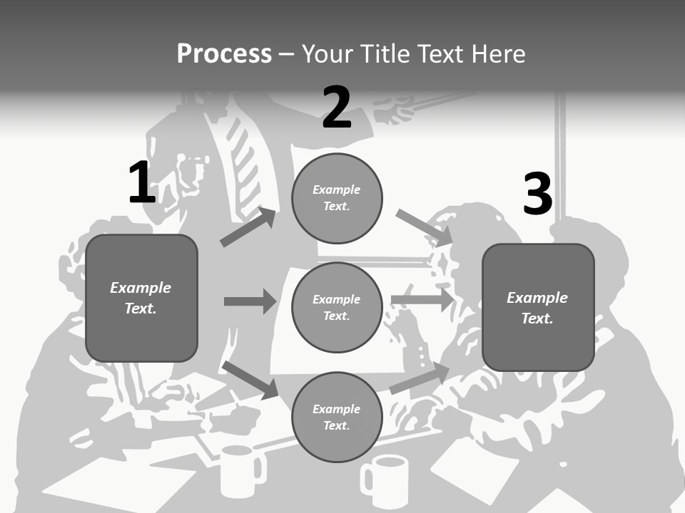 People Offices Pointing PowerPoint Template