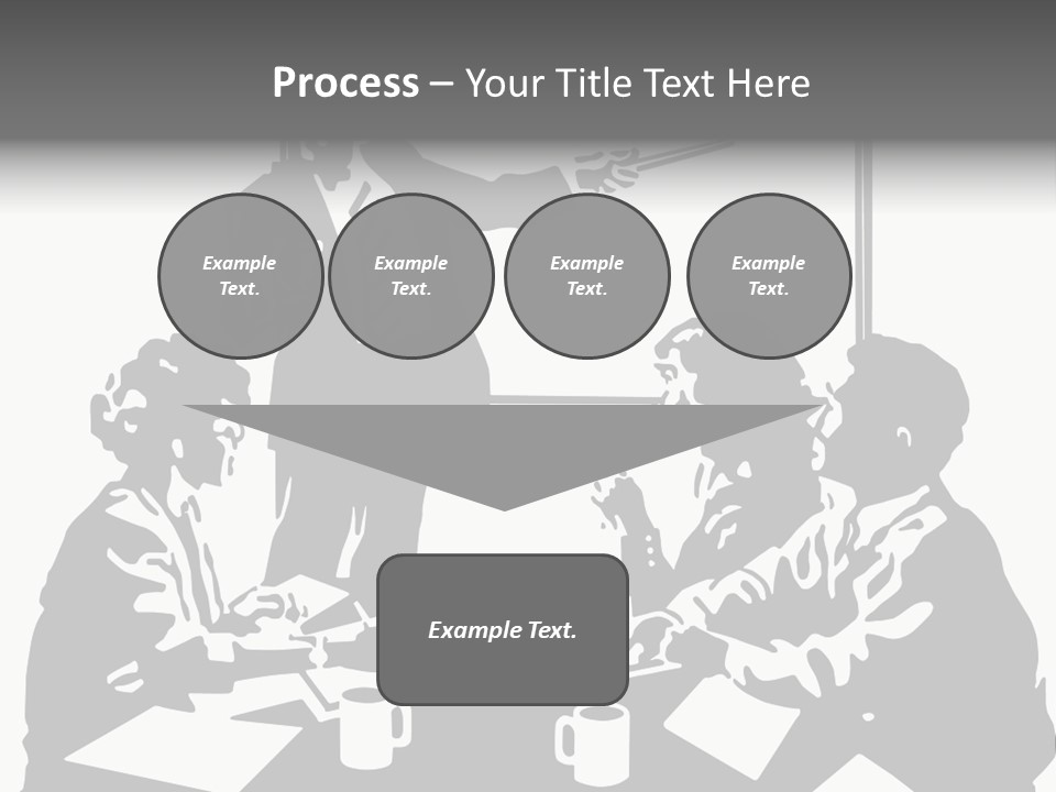 People Offices Pointing PowerPoint Template