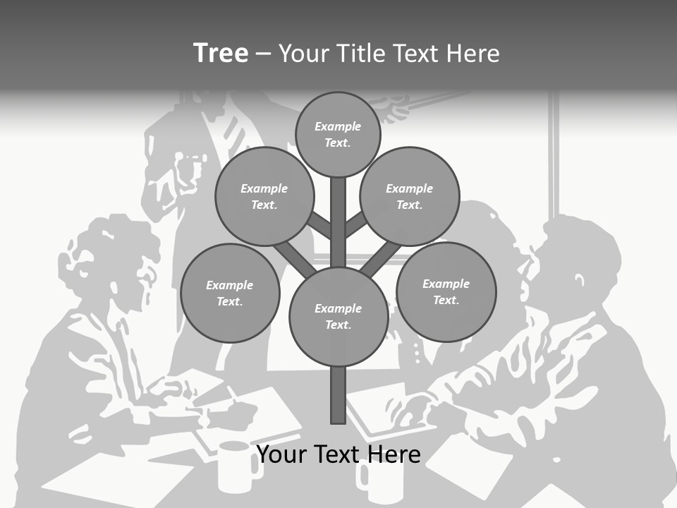 People Offices Pointing PowerPoint Template