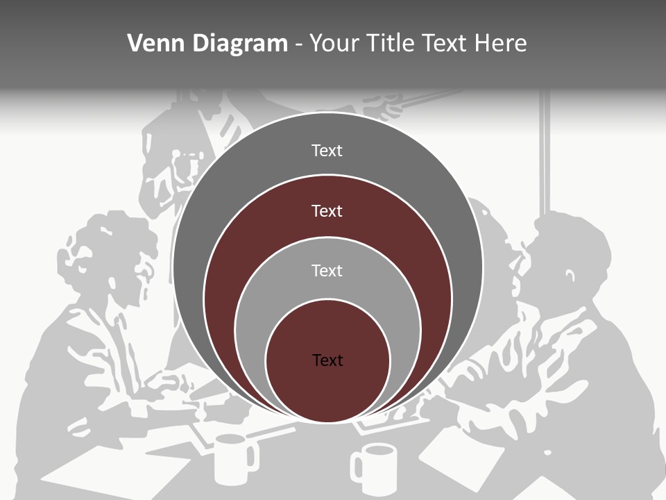 People Offices Pointing PowerPoint Template