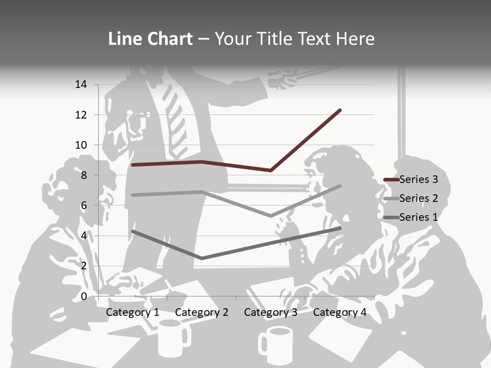 People Offices Pointing PowerPoint Template