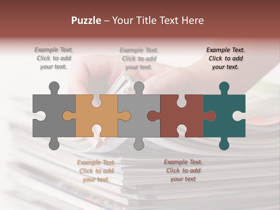 Magazine Press Information PowerPoint Template