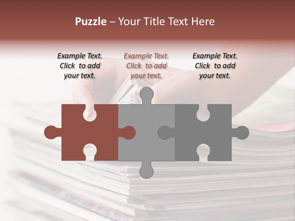 Magazine Press Information PowerPoint Template