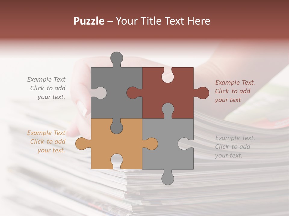 Magazine Press Information PowerPoint Template